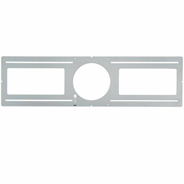 Braincerebro 4.48 in. Mounting Plate - Silver, 20PK BR2741505